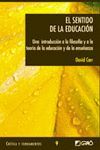 EL SENTIDO DE LA EDUCACI�N