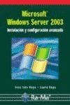MSOFT.WINDOWS SERVER 2003. INSTALACION Y CONFIG.AV