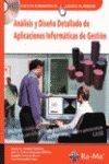 AN�LISIS Y DISE�O DETALLADO DE APLICACIONES INFORM�TICAS DE GESTI�N.