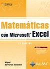 MATEMATICAS CON MICROSOFT EXCEL. 2� EDICION