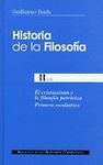HISTORIA DE LA FILOSOF�A. II (1�): EL CRISTIANISMO Y LA FILOSOF�A PATR�STICA. PR