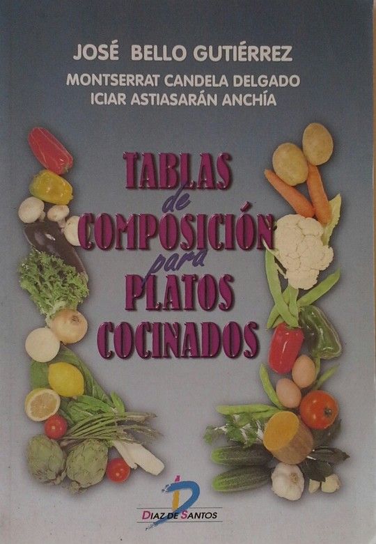 TABLAS DE COMPOSICIN PARA PLATOS COCINADOS