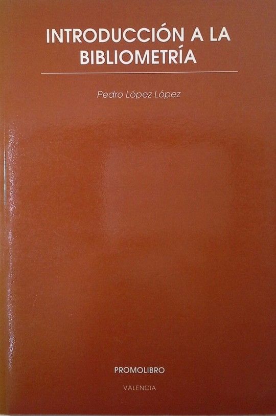 INTRODUCCI�N A LA BIBLIOMETRIA