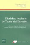 DIECISIETE LECCIONES DE TEORA DEL DERECHO