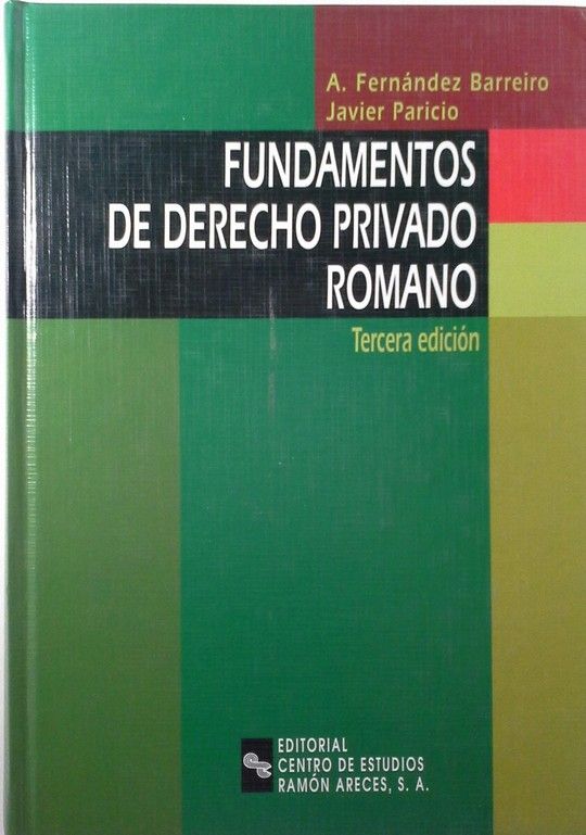 FUNDAMENTOS DE DERECHO PRIVADO ROMANO