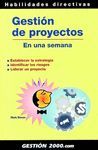GESTION DE PROYECTOS EN UNA SE
