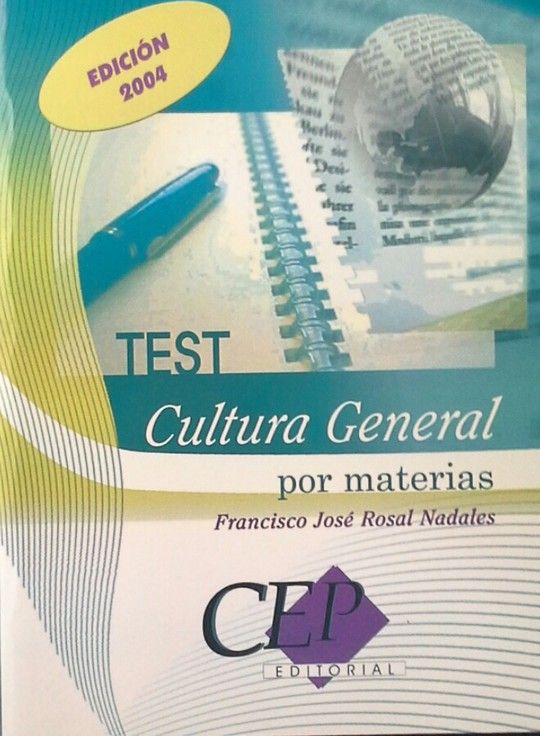 TEST CULTURA GENERAL POR MATERIAS