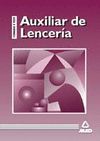 AUXILIAR DE LENCER�A. TEMARIO Y TEST.