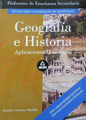 TEMARIO PARA LA ESO.GEOGRAFIA E HISTORIA.APLICACIONES DIDACTICAS