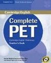 COMPLETE PET FOR SPANISH SPEAKERS TEACHER'S BOOK