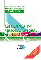 TEMARIO Y CUESTIONARIO MATERIAS ESPEC�FICAS OPOSICIONES CONDUCTOR/A. GRUPO IV. P