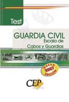 TEST  OPOSICIONES GUARDIA CIVIL. ESCALA DE CABOS Y GUARDIAS