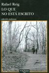 LO QUE NO EST ESCRITO