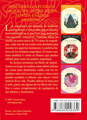 CARTAS DE LOS ARQUETIPOS
