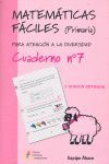MATEM�TICAS F�CILES, 7 EDUCACI�N PRIMARIA