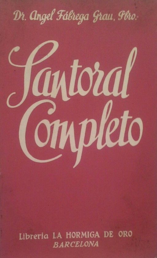 SANTORAL COMPLETO