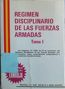 RGIMEN DISCIPLINARIO DE LAS FUERZAS ARMADAS