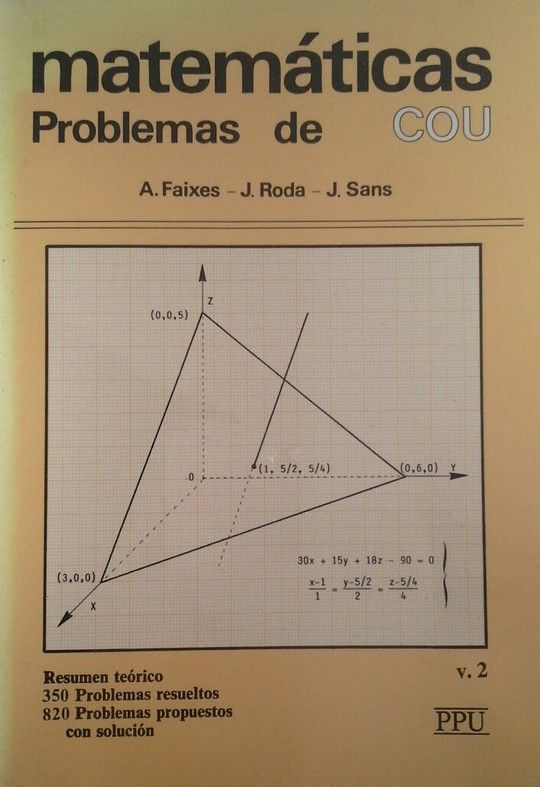 MATEMATICAS PROBLEMAS COU