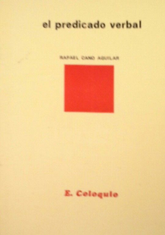 PREDICADO VERBAL, EL