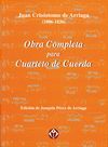 OBRA COMPLETA PARA CUARTETO DE CUERDA