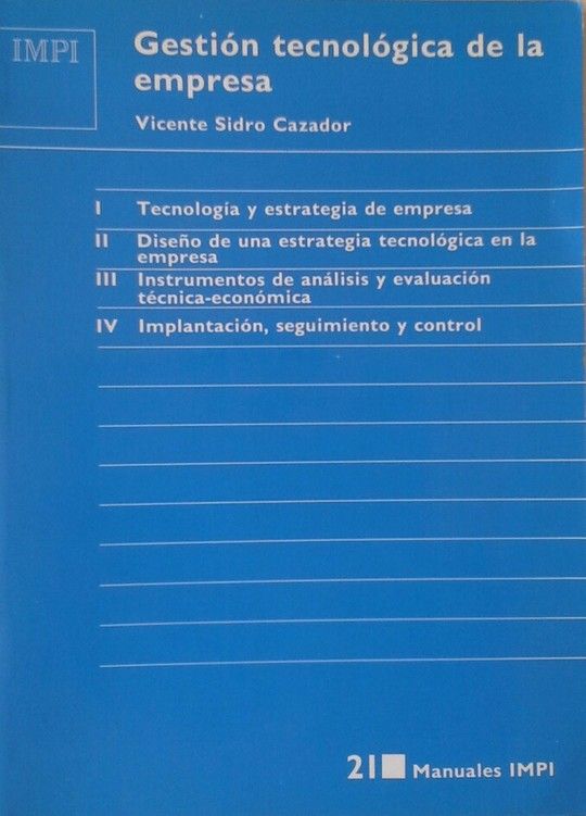 GESTI�N TECNOL�GICA DE LA EMPRESA