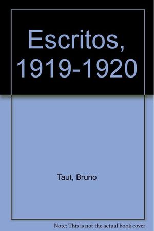 ESCRITOS, 1919-1920