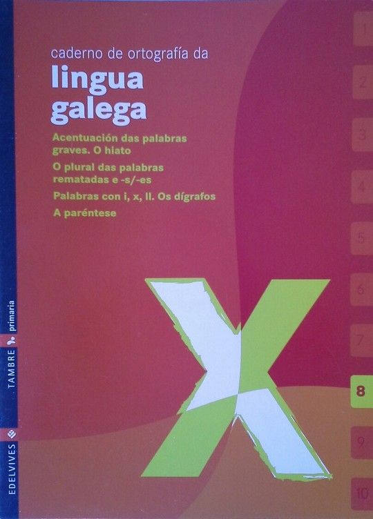 CADERNO 8 DE ORTOGRAFIA DA LINGUA GALEGA