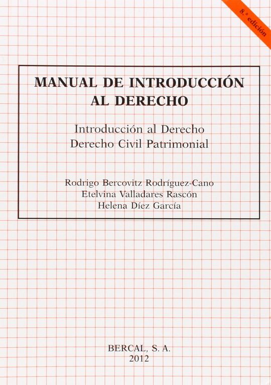 MANUAL DE INTRODUCCI�N AL DERECHO