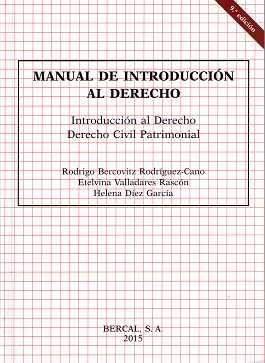 MANUAL DE INTRODUCCI�N AL DERECHO 2015