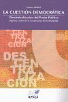 LA CUESTI�N DEMOCR�TICA