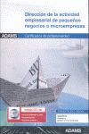 DIRECCIN DE LA ACTIVIDAD EMPRESARIAL DE PEQUEOS NEGOCIOS O MICROEMPRESAS