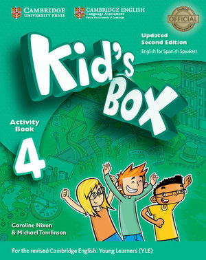 KID'S BOX LEVEL 4 ACTIVITY BOOK WITH CD ROM AND MY HOME BOOKLET UPDATED ENGLISH