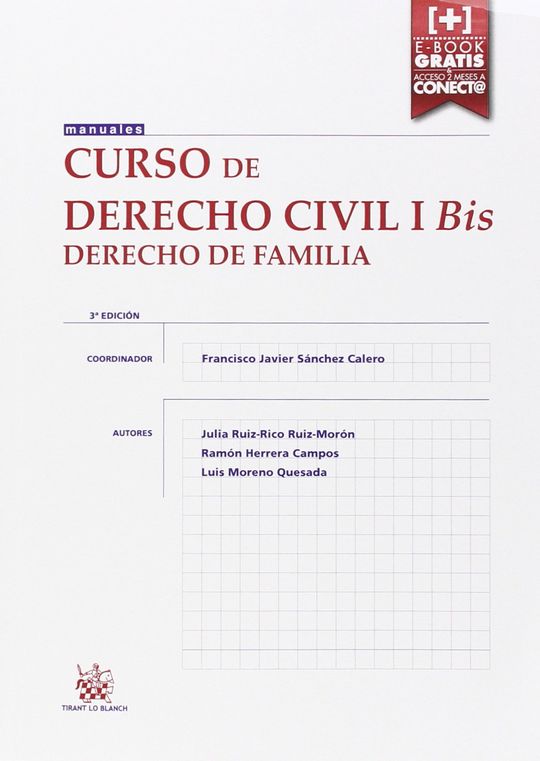 CURSO DE DERECHO CIVIL I BIS DERECHO DE FAMILIA 3. � EDICI�N 2015