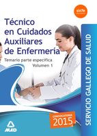 T�CNICO EN CUIDADOS AUXILIARES ENFERMER�A TEMARIO VOL.1