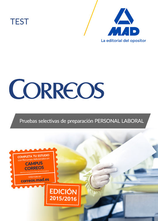 PERSONAL LABORAL DE CORREOS Y TEL�GRAFOS. TEST