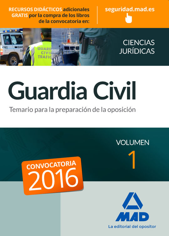 GUARDIA CIVILTEMARIO PARA LA PREPARACI�N DE OPOSICI�N. CIENCIAS JUR�DICAS VOLUME