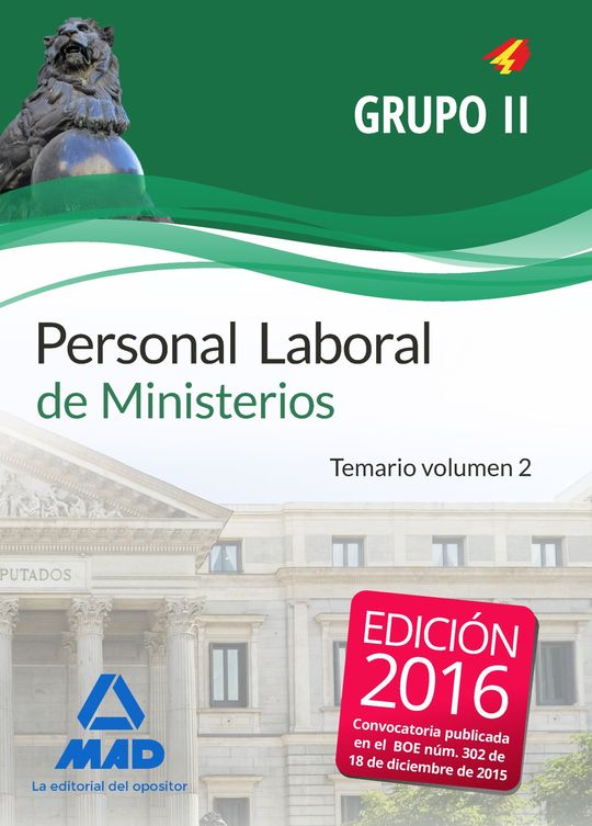 PERSONAL LABORAL DE MINISTERIOS GRUPO II.