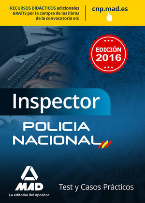 INSPECTOR DE POLICA NACIONAL. TEST Y CASOS PRCTICOS