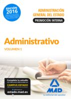 ADMINISTRATIVO DE LA ADMINISTRACI�N GENERAL DEL ESTADO (PROMOCI�N INTERNA). TEMA