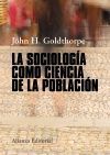 LA SOCIOLOG�A COMO CIENCIA DE LA POBLACI�N