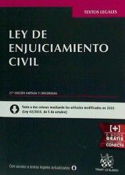 LEY DE ENJUICIAMIENTO CIVIL 27� EDICI�N 2015