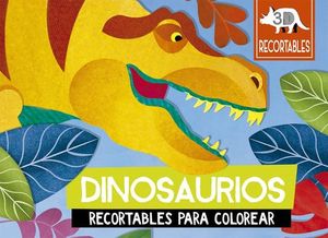 DINOSAURIOS. RECORTABLES 3D PARA COLOREAR