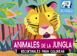 ANIMALES DE LA JUNGLA (RECORTABLES 3D PARA COLOREAR)