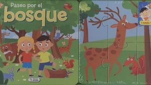 LIBRO CARTN CON PUZLES - PASEO POR EL BOSQUE