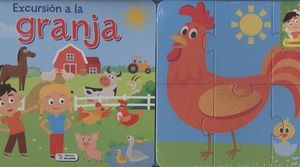 LIBRO CARTN CON PUZLES - EXCURSIN A LA GRANJA