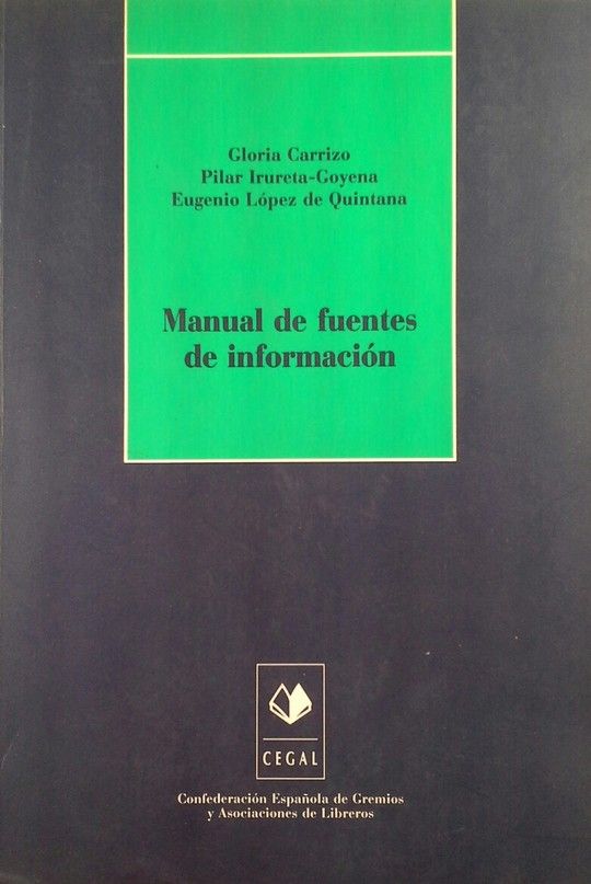 MANUAL DE FUENTES DE INFORMACI�N