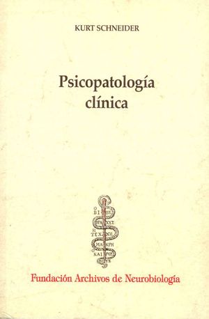 PSICOPATOLOGIA CLINICA