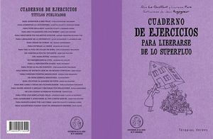 CUADERNO DE EJERCICIOS. LIBERARSE DE LO SUPERFLUO