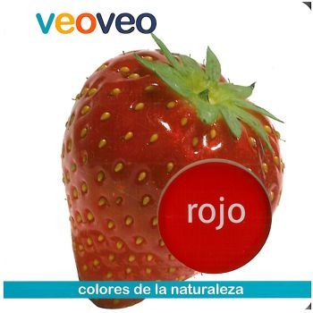 VEOVEO. COLORES DE LA NATURALEZA. ROJO