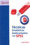 TECNICAS ESTADISTICAS MULTIVARIANTES CON SPSS